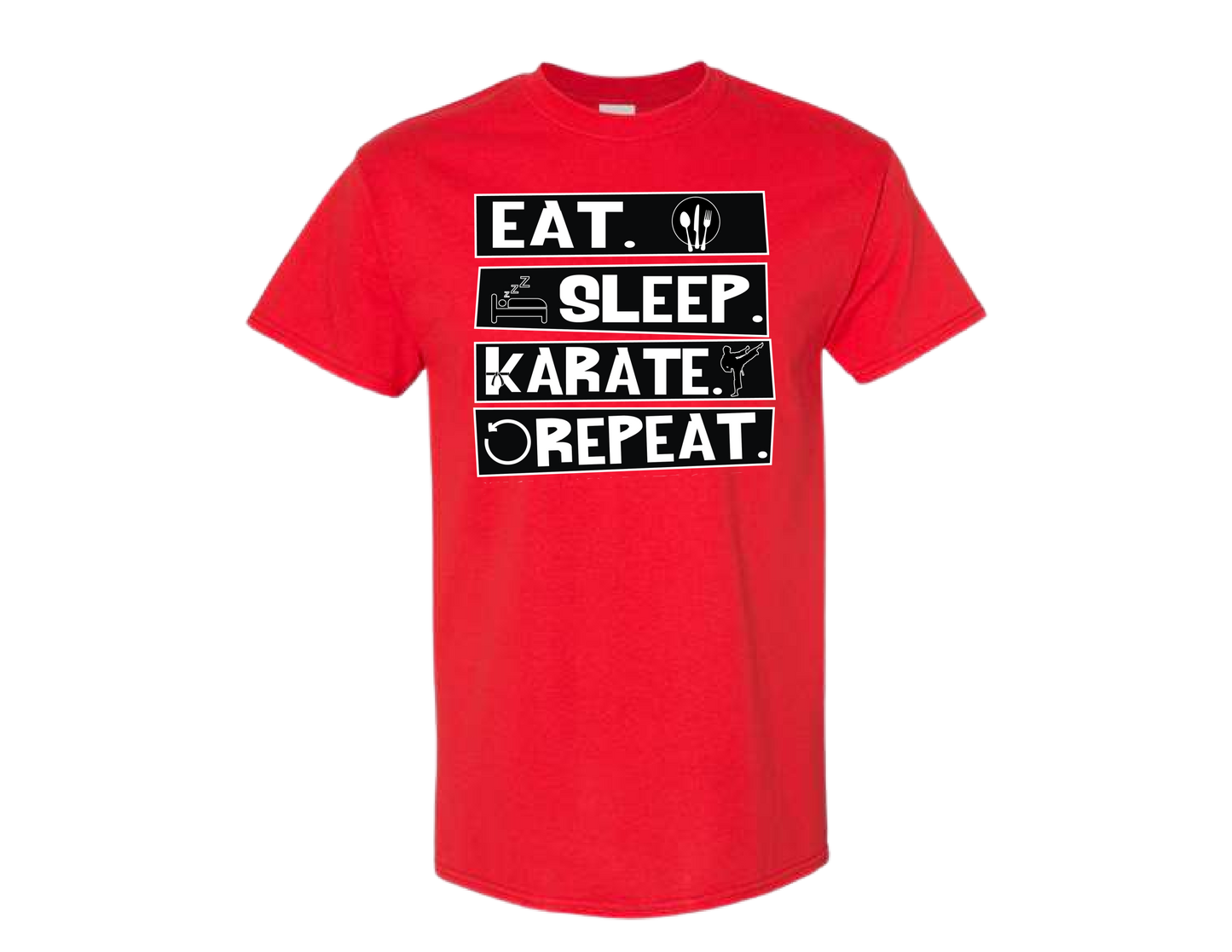 Eat. Sleep. Karate. Repeat. T-Shirt