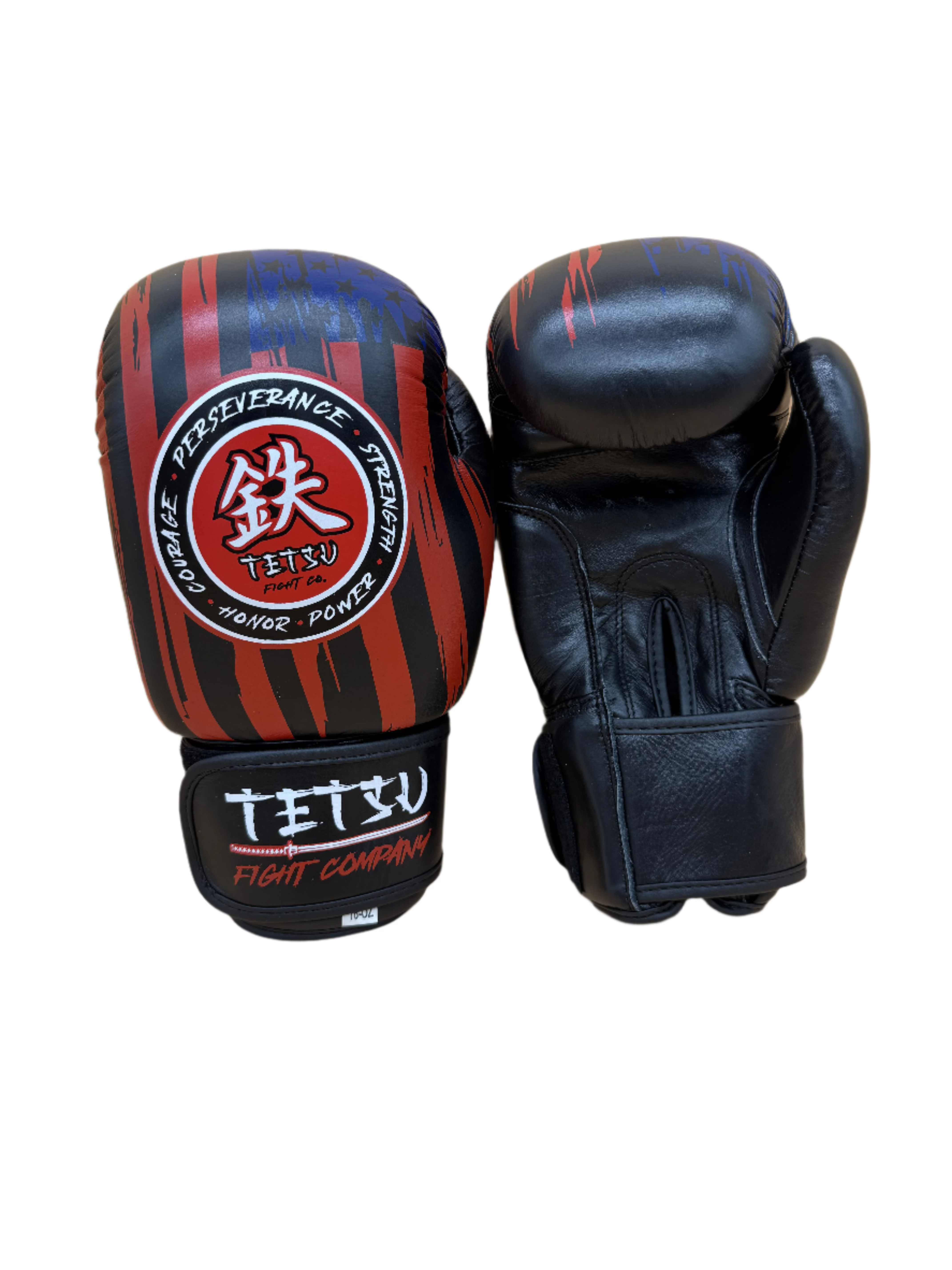 Patriotic Leather Boxing Gloves