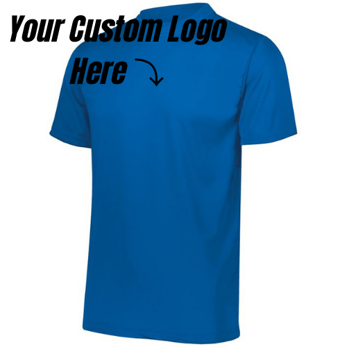 Custom 1-Sided Large Print and 1 Small Logo T-Shirt
