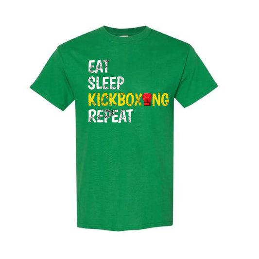 Eat. Sleep. Kickboxing. Repeat. T-Shirt