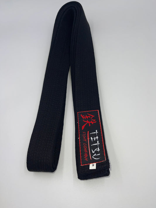 2" Wide Solid Black Belt