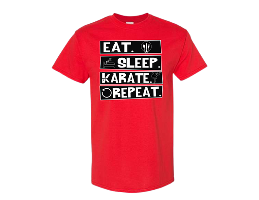 Eat. Sleep. Karate. Repeat. T-Shirt